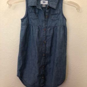 Levi type dress blue Jean color